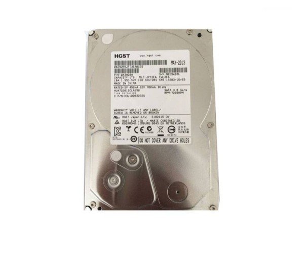 For HUA722010CLA330 inspur Hitachi HGST 7.2K 0A39289 1T SATA server hard drive
