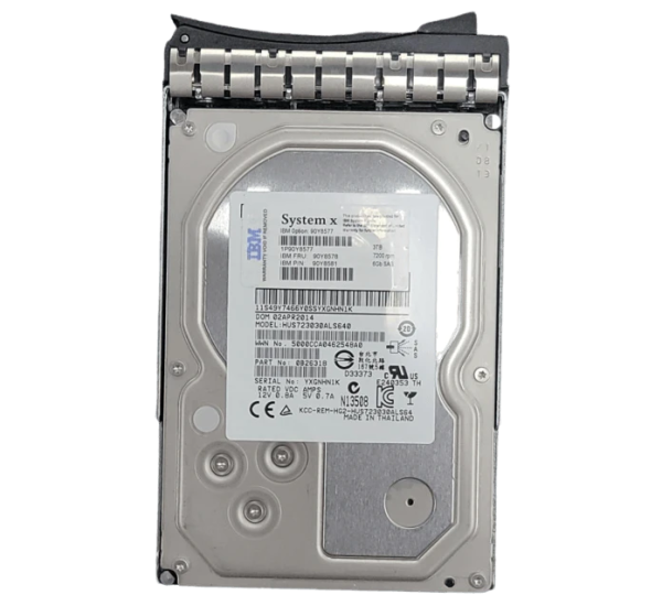 IBM 90Y8578 90Y8577 90Y8581 3TB 3.5-inch SAS 6Gbps 7200RPM Hard Drive for Enterprise Server Storage