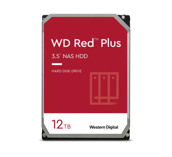 WD WD120EFBX 12TB 7.2kRPM SATA  Red Plus NAS Hard Drive