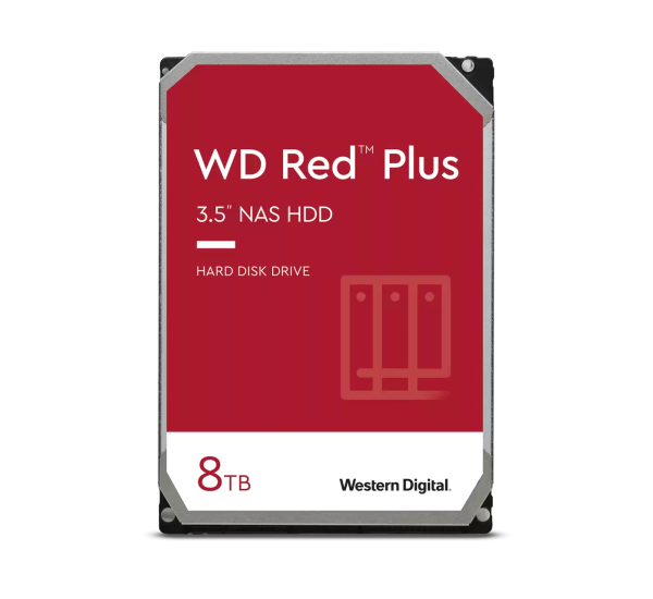 WD WD80EFZZ 8TB 5640RPM SATA  Red Plus NAS Hard Drive
