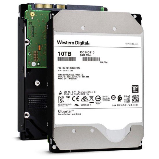 10TB HGST WD Ultrastar Hard Drive - Ideal for Server Use (HUH721010ALE604)