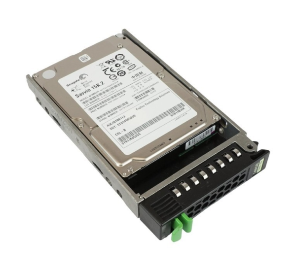 High-performance 2TB Fujitsu SAS HDD with 7,200 RPM for fast data access (S26361-F5600-L200).