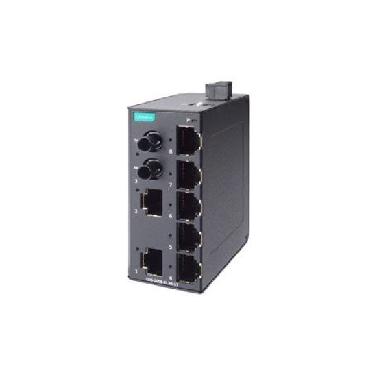Moxa EDS-2008-EL Series 8-Port Industrial Ethernet Switches