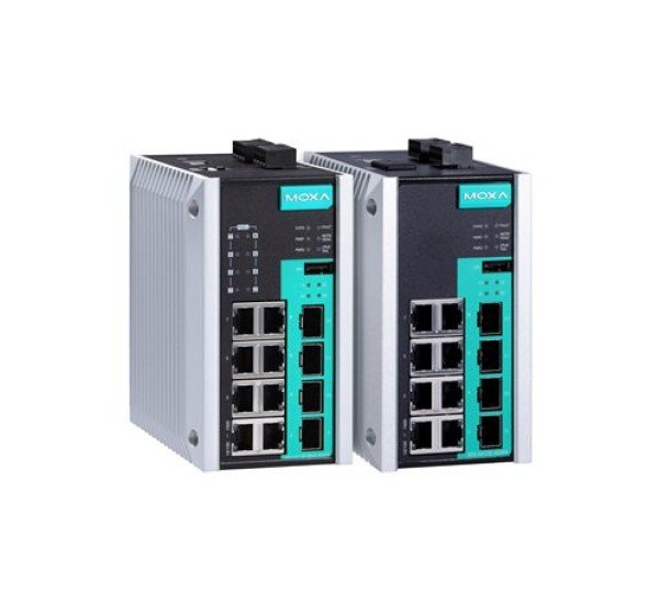 Moxa EDS-G512E Series High-Performance Managed Gigabit Ethernet Switches for Industrial Networks