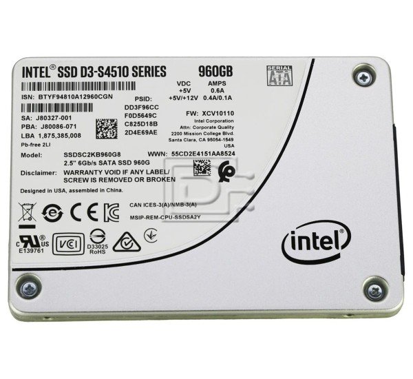 Intel  SSDSC2KB960G801 960GB 2.5