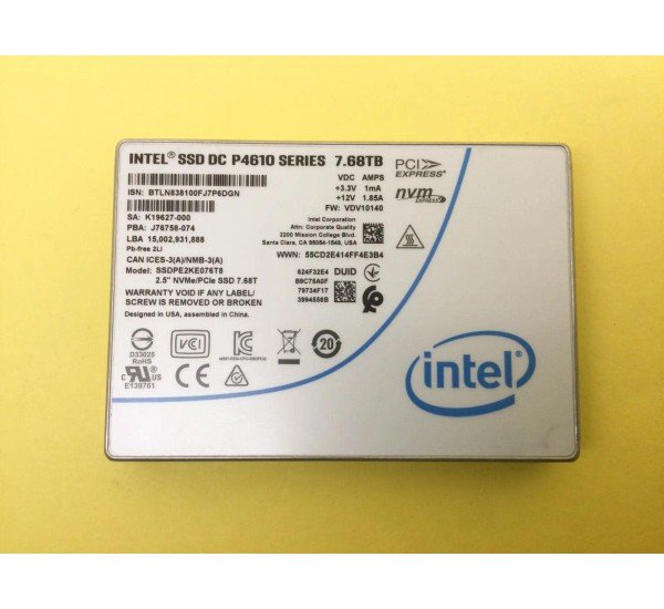 Intel SSDPE2KE076T801 7.68T NVME Enterprise Server SSD Price in BD