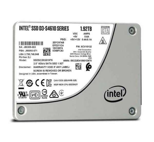 Intel SSDSC2KG019T801 1.92T 2.5″ SATA Enterprise Server SSD Price in BD