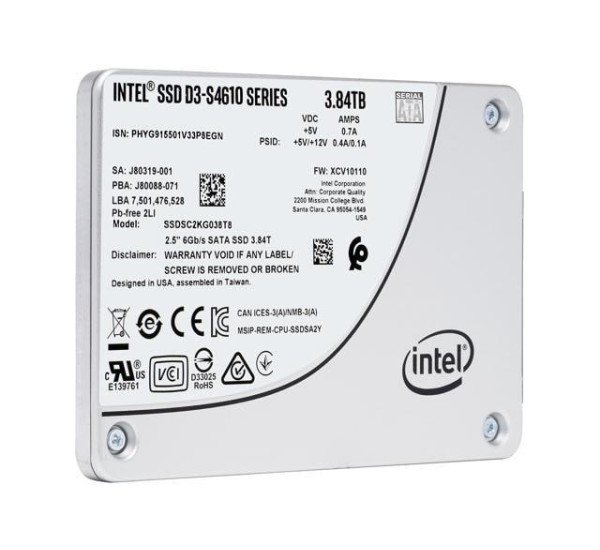 Intel SSDSC2KG038T801 3.84TB 2.5″ SATA Enterprise Server SSD