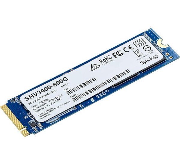 Synology 800GB NVMe Server SSD (SNV3400)