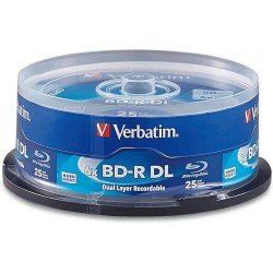 Verbatim 100GB Blank Discs (CDs, DVDs, and Blu-ray)