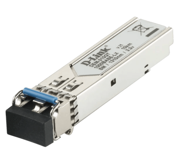 D-Link 1000BASE-LX Single-Mode 10 Km LC SFP MSA Uncoded Transceiver (DEM-310GT)