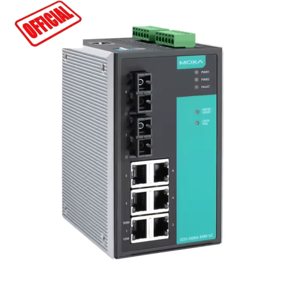 MOXA EDS-508A 8port Ethernet Switch