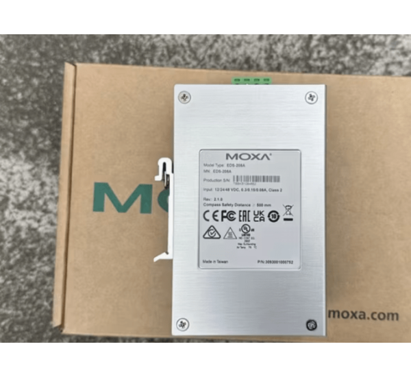 Moxa Eds-208A 8Port 100Mbps Industrial Switch