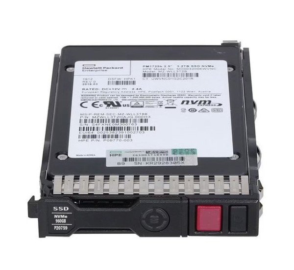 960GB HPE NVMe SSD Gen3 - P47844-B21