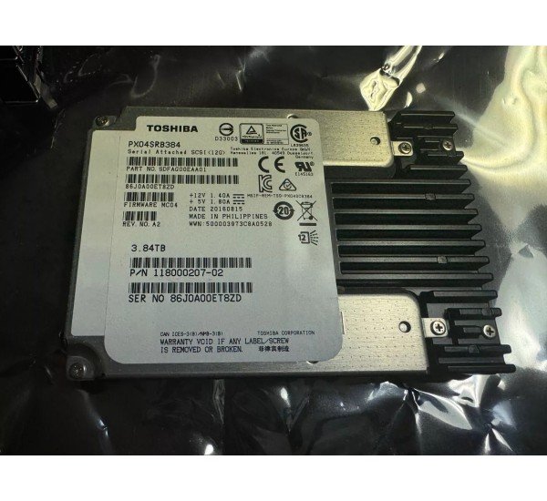Toshiba 3.2TB SAS SSD 12Gbps - PX04SRB384