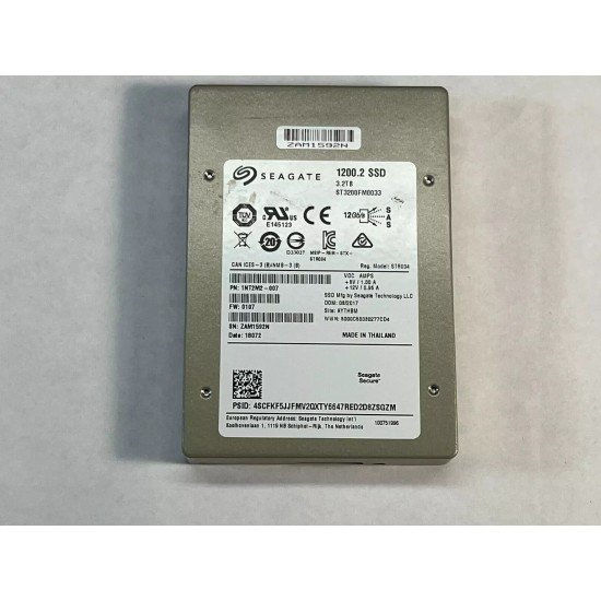 Seagate 3.2TB SAS SSD 2.5