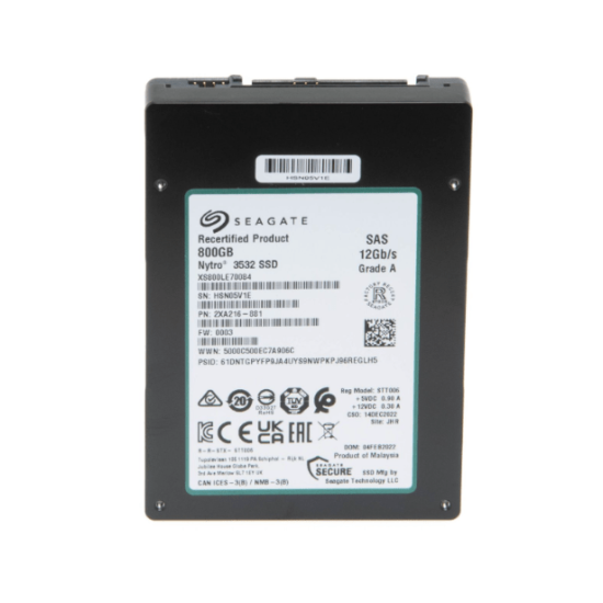 Seagate 800GB 12G SAS SSD - XS800LE70084