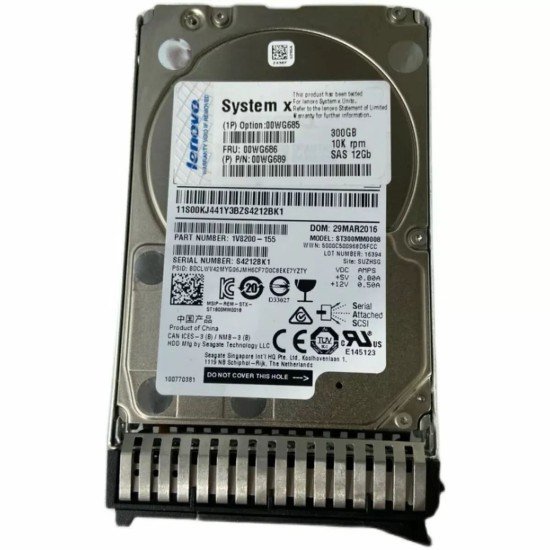 Lenovo 00MP624 300GB G2HS 15K SAS Hard Drive