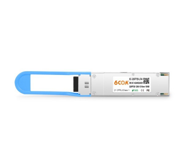 6Com QSFP-100G-LR4-S 10km 1310nm QSFP28 LC Optical Transceiver Module