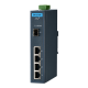 Advantech EKI-2725F – 4GE+1SFP Gigabit Unmanaged Industrial Ethernet Switch