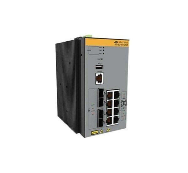 Allied Telesis IE340-12GP Industrial PoE+ Ethernet Switch