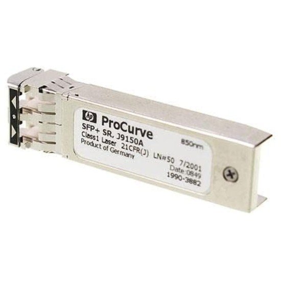 Aruba J9150A 10G SFP+ LC SR – 10G Short-Reach Optical Transceiver