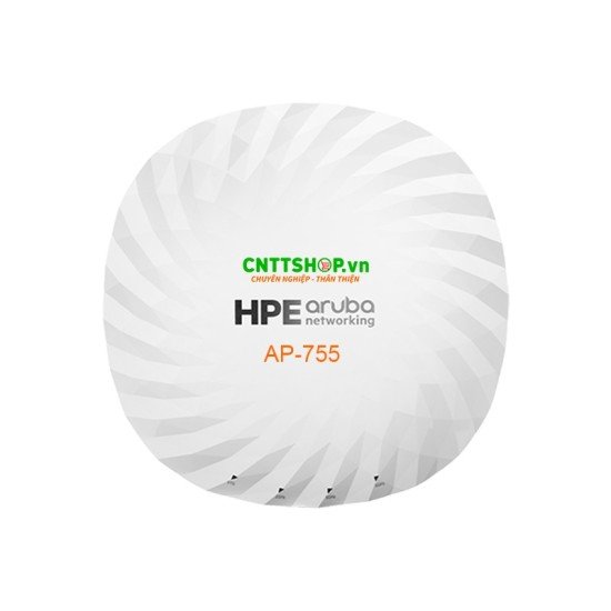 Aruba AP-755 Wi-Fi 7 Indoor/Outdoor Access Point – High Capacity, Dual IoT Radios