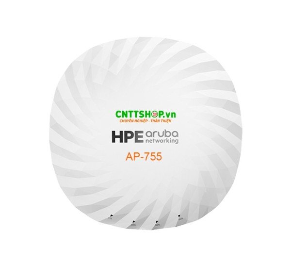 Aruba AP-755 Wi-Fi 7 Indoor/Outdoor Access Point – High Capacity, Dual IoT Radios