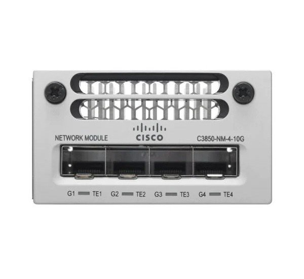 Cisco C3850-NM-4-10G 4 x 10GE Network Module for Catalyst 3850 Series Switches
