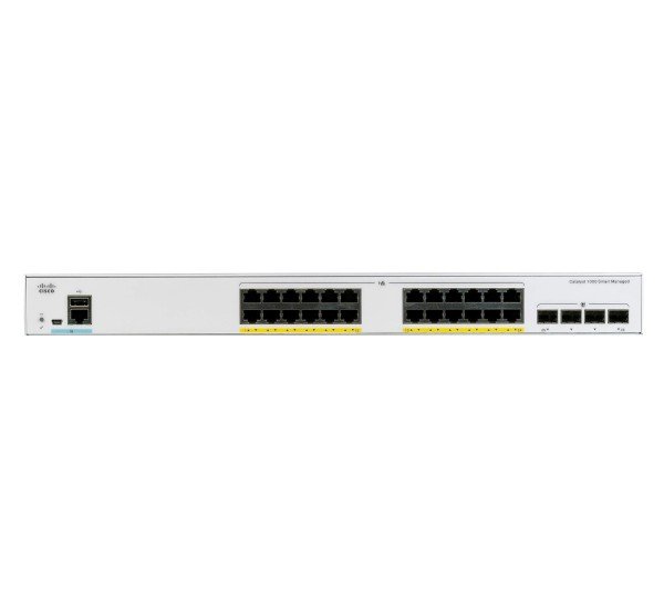 Cisco C1000-24T-4G-L – 24-Port Gigabit Managed Switch with 4× Gigabit Uplinks (Lifetime License)