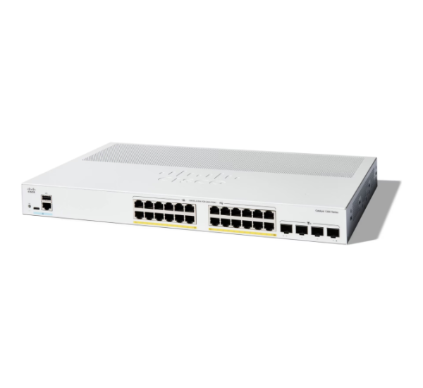 Cisco C1300-24P-4X – 24 Port Gigabit PoE+ Managed Switch