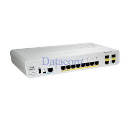 Cisco WS-C2960C-8PC-L Catalyst 2960-C Compact 8-Port Gigabit PoE Managed Switch