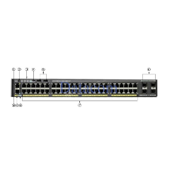 Cisco WS-C2960X-48FPD-L Catalyst 2960-X 48-Port Full PoE+ Managed Switch