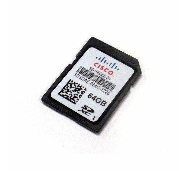 Cisco UCS-SD-64G-S 64GB CF SD Card (16-100386-01) – Original Cisco UCS Flash Storage Module