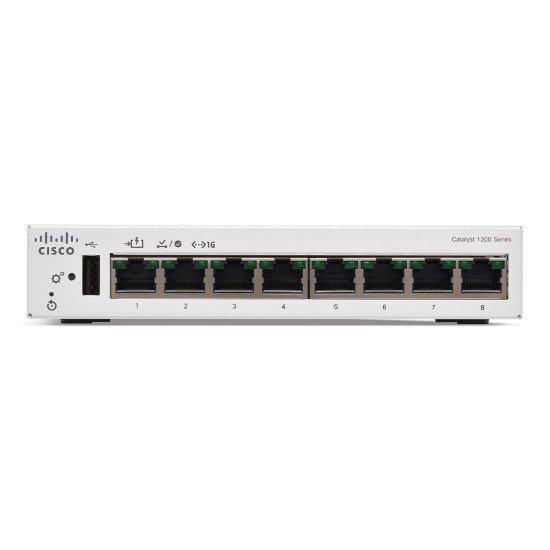 Cisco C1200-8T-D – 8-Port Gigabit Dual-Bandwidth Managed Switch
