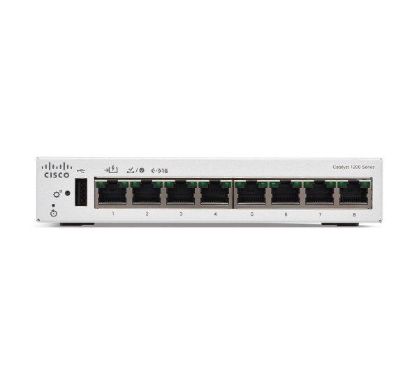 Cisco C1200-8T-D – 8-Port Gigabit Dual-Bandwidth Managed Switch