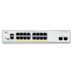 Cisco Catalyst C1200-16P-2G 16-Port PoE+ Gigabit Managed Switch with 2 × Gigabit SFP Uplinks
