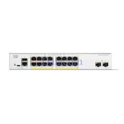 Cisco Catalyst C1300-16FP-2G 16-Port Full PoE+ Gigabit Managed Switch with 2 × Gigabit SFP Uplinks