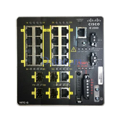 Cisco IE-2000-16TC-G-E Industrial Ethernet 2000 Series 16-Port Gigabit Managed Switch