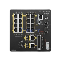 Cisco IE-2000-16PTC-G-NX Industrial Ethernet 2000 Series 16-Port Gigabit PoE+ Managed Switch