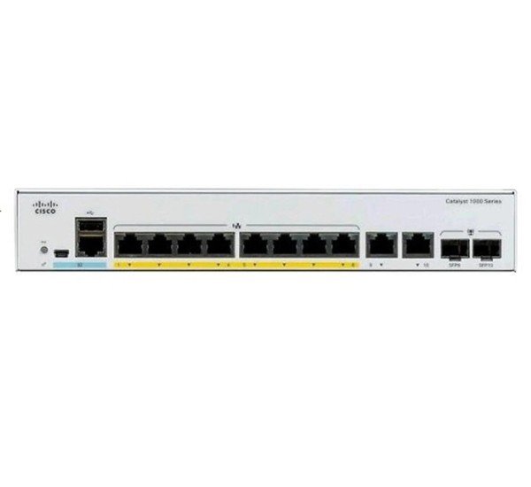 Cisco C1000-8T-2G-L – 8-Port Gigabit Managed Switch with 2× Gigabit Uplinks (Lifetime License)