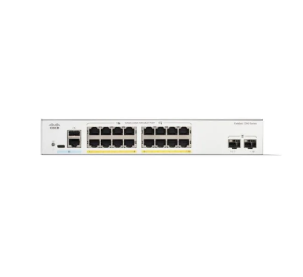 Cisco C1300-16P-4X – 16-Port Gigabit PoE+ Managed Switch with 4× 10G Uplinks