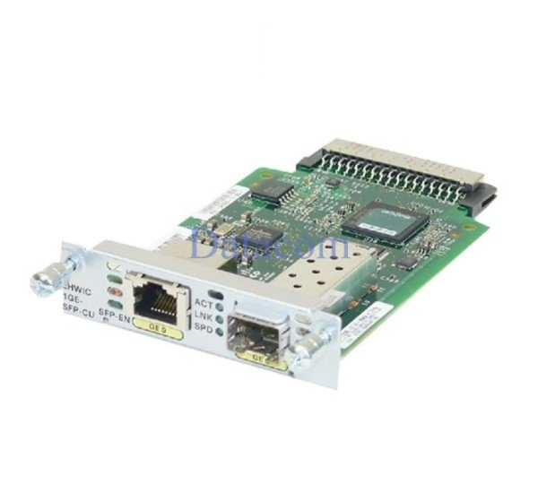 Cisco EHWIC-1GE-SFP-CU SFP RJ45 Ports WAN Interface Card