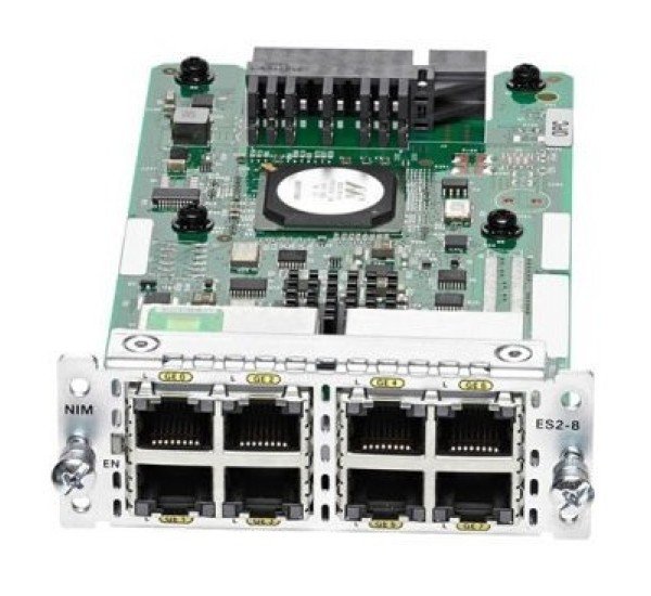 Cisco NIM-ES2-8 8-Port Gigabit Ethernet Switch Module for Cisco ISR Routers