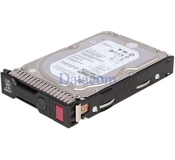 HP 820409-002 4TB 7.2K RPM SAS 12Gb/s 3.5-inch hot-plug midline hard drive designed for HP ProLiant servers and enterprise storage systems