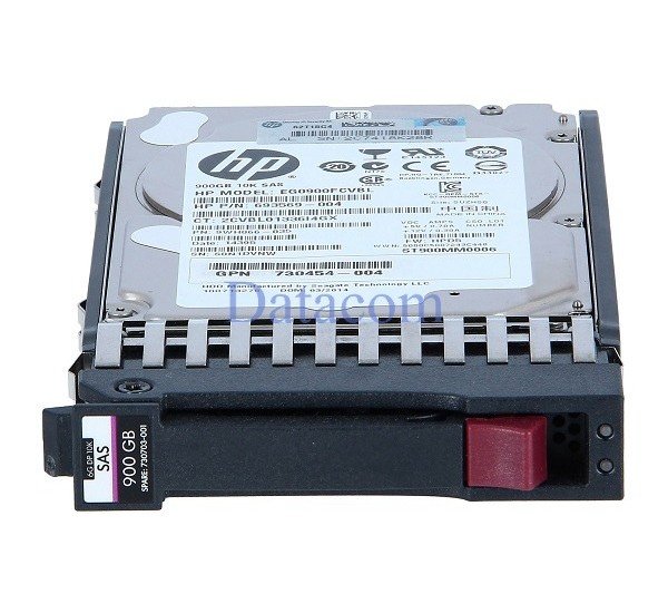 HP C8S59A 900GB 10K RPM SAS 6Gb/s SFF 2.5-inch hot-plug enterprise hard drive designed for HP ProLiant servers and enterprise storage systems