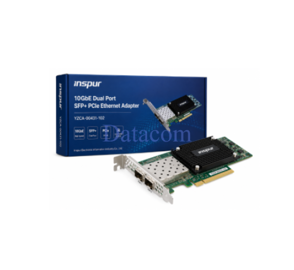 Inspur YZCA-00431-102 10GbE Dual Port SFP+ PCIe Ethernet Adapter