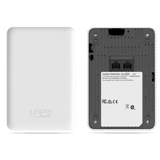 Juniper AP12 Access Point – Wi-Fi 6, 3 Radios, Wall-Plate Design