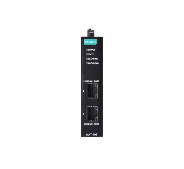 Moxa NAT-102-T Industrial Secure Router / NAT Device (2-Port Industrial NAT & Firewall)