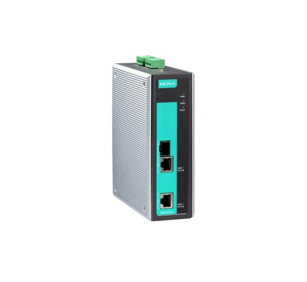 Moxa EDR-G902 Industrial Secure Router (Gigabit VPN / Firewall / NAT / Router)